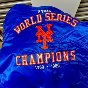 New York Mets 2 Time World Series Champion Jacket